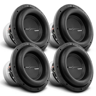 4-pack DS18 ZXI8.2D, długoskokowy 8-calowy głośnik basowy