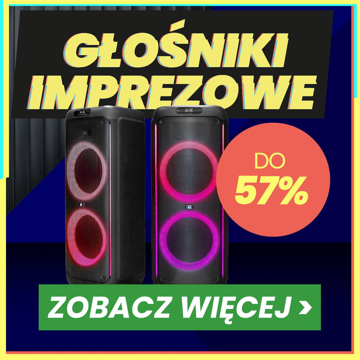 Głośniki imprezowe