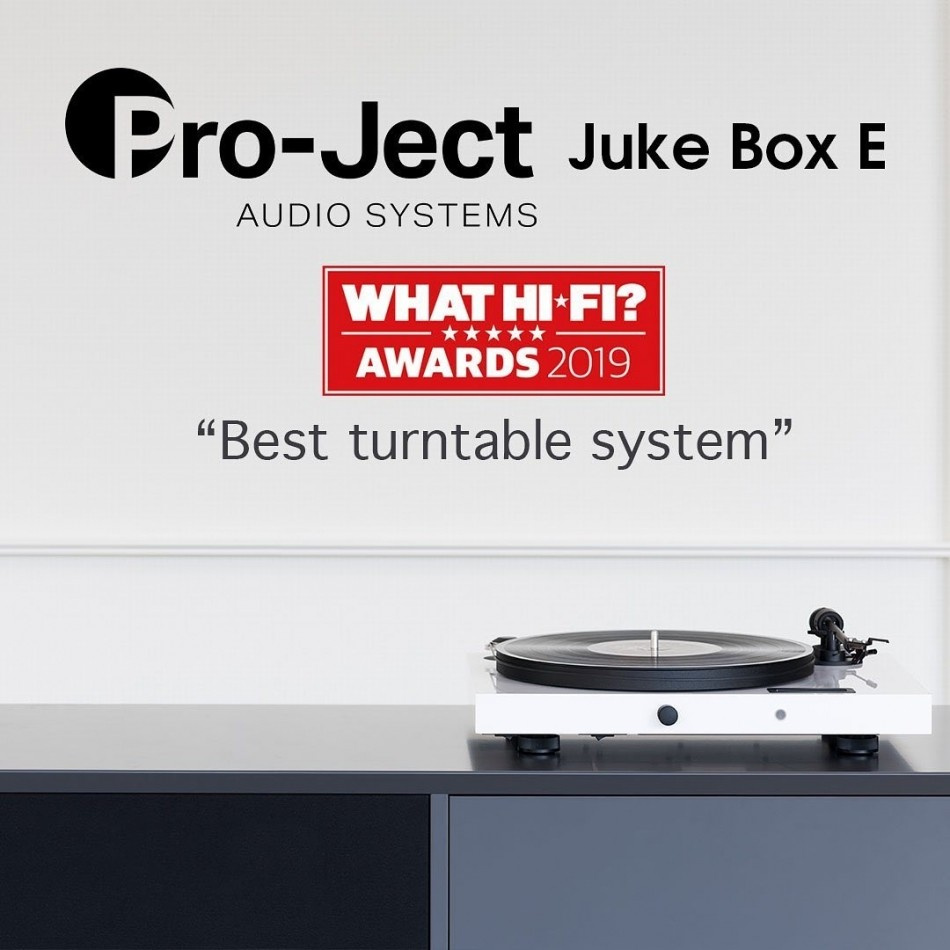 Pro-Ject Jukebox E1, gramofon z wbudowanym wzmacniaczem, czerwony
