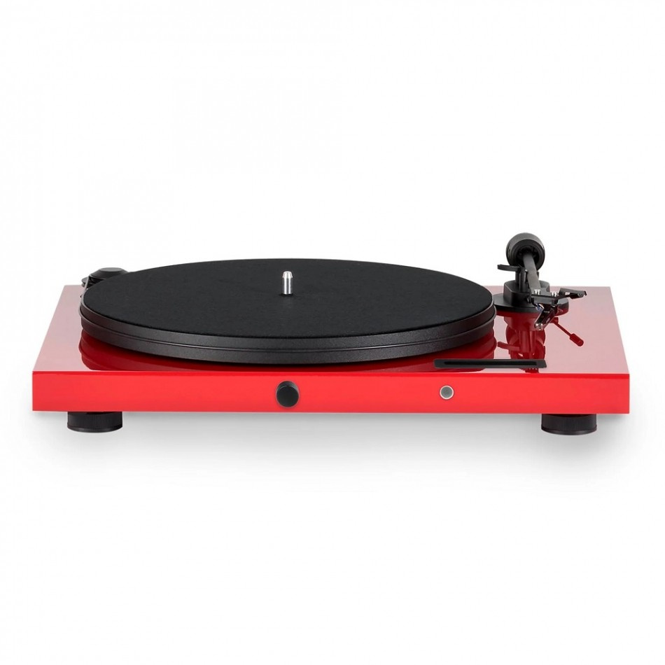 Pro-Ject Jukebox E1, gramofon z wbudowanym wzmacniaczem, czerwony