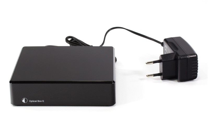 Pro-Ject Optical Box E Phono, stopień RIAA z wyjściem optycznym, czarny