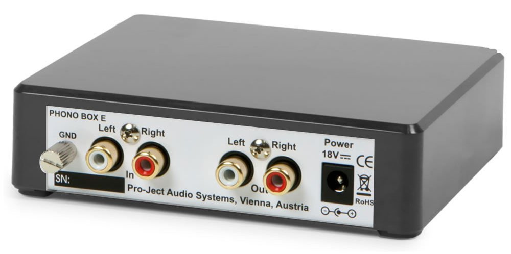 Pro-Ject Phono Box E, stopień RIAA czarny
