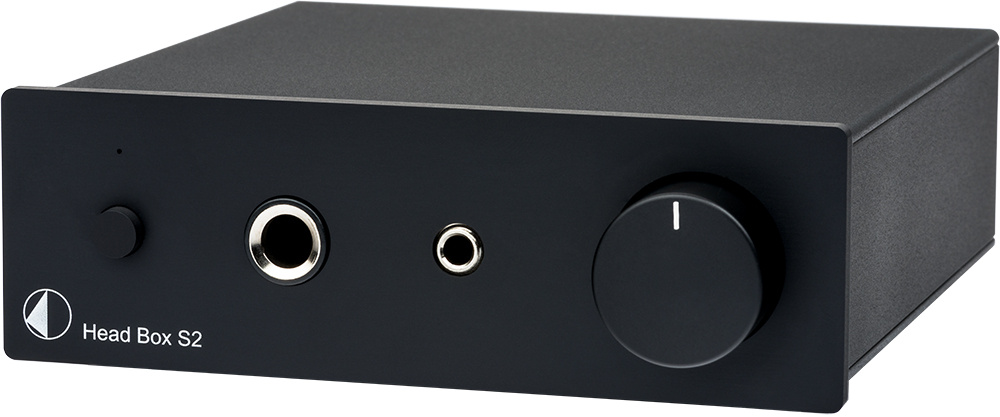 Pro-Ject Head Box S2, czarny wzmacniacz słuchawkowy