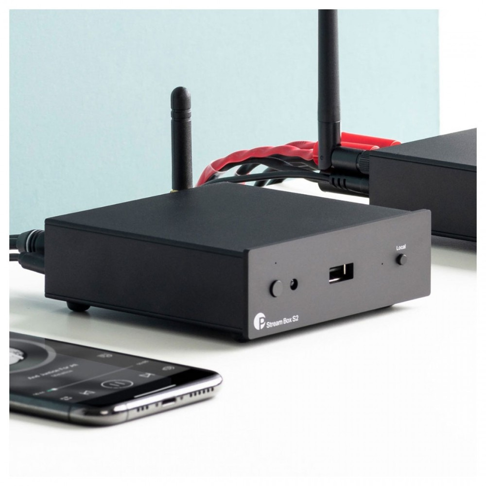 Pro-Ject Stream Box S2, odtwarzacz sieciowy, czarny