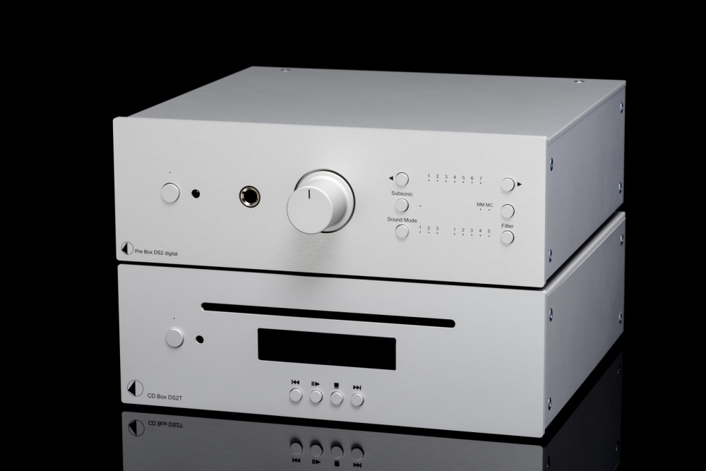 ProJect CD Box DS2T, transport CD srebrny