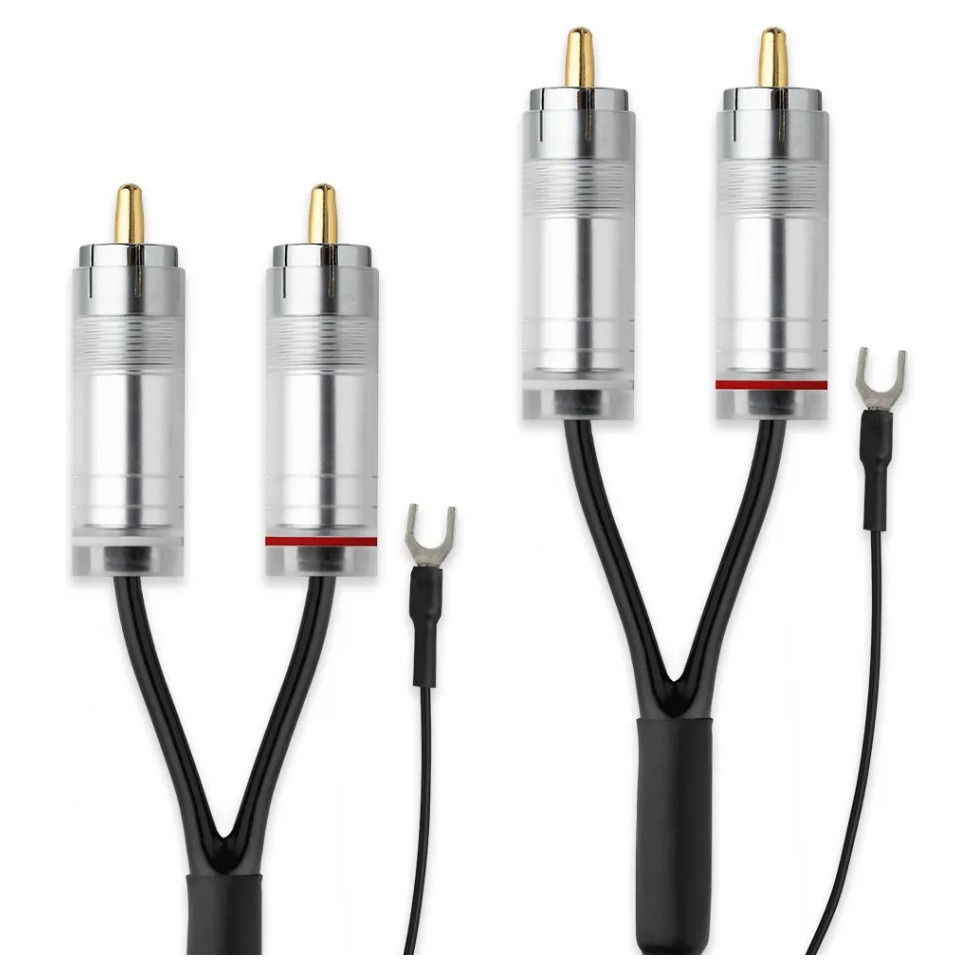 Pro-Ject Connect It Phono S RCA kabel do gramofonu z przewodem uziemiającym, 1.23 metra