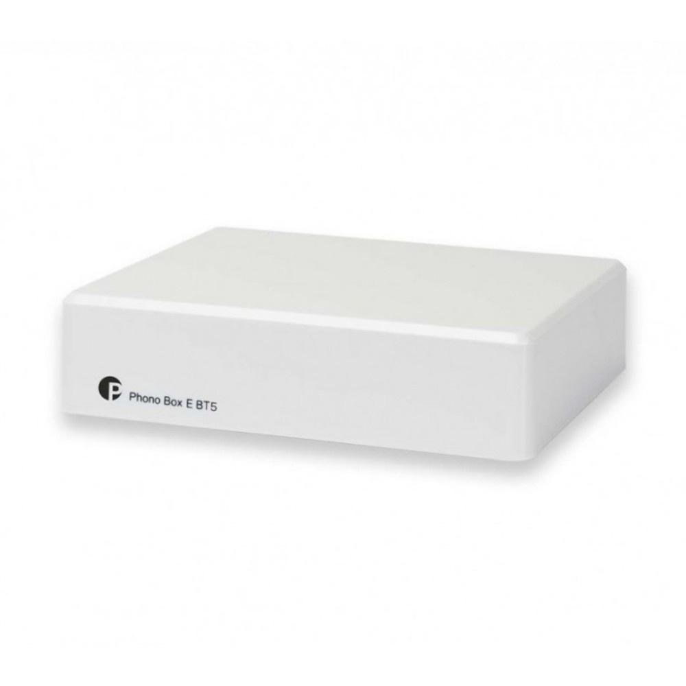 Pro-Ject Phono Box E BT5, przedwzmacniacz phono Bluetooth, biały