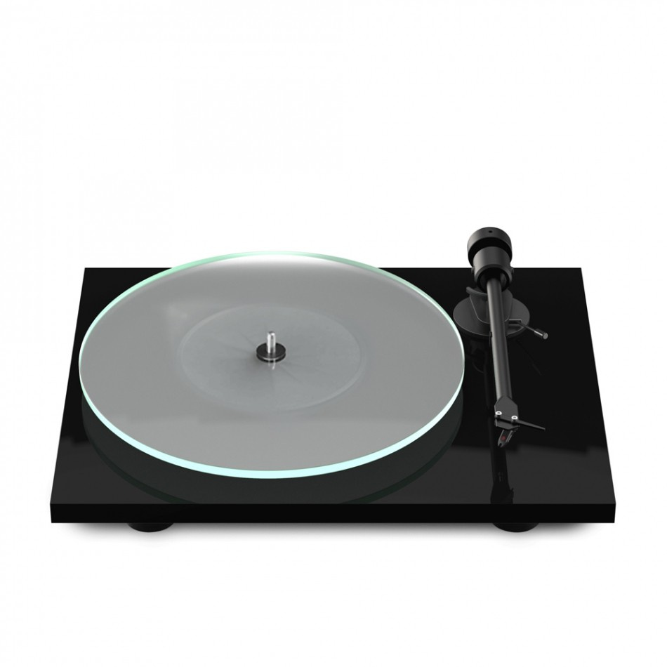 Pro-Ject T1 EVO BT gramofon z wkładką OM10, fortepianowa czerń