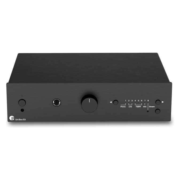 Pro-Ject Uni Box S3 wzmacniacz strumieniowy, czarny