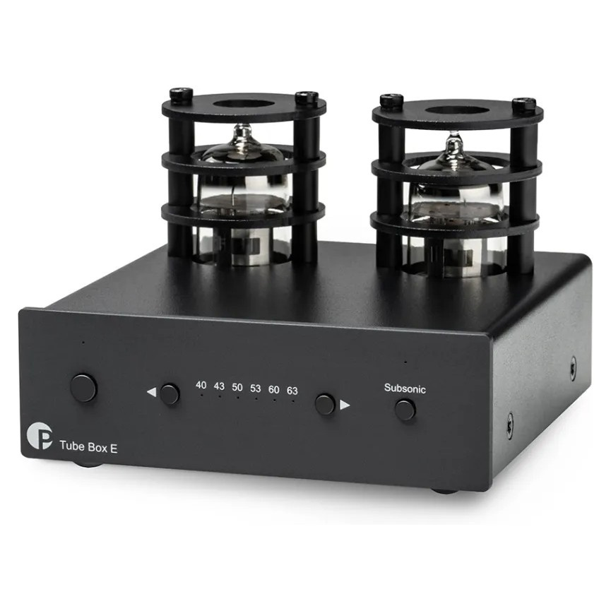 Pro-Ject Tube Box E przedwzmacniacz RIAA, czarny