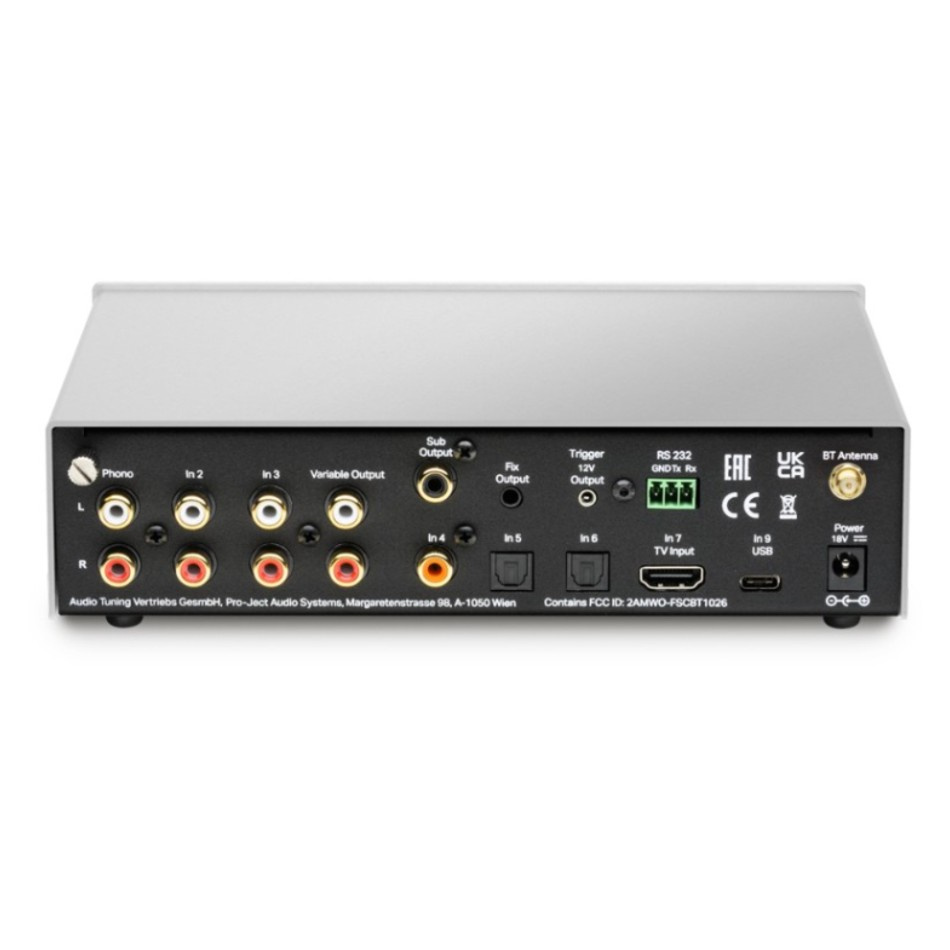 Pro-Ject Pre Box S3, kompaktowy przedwzmacniacz, srebrny