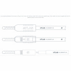 Atlas Element BI-WIRE Achromatic Z, zakończony kabel głośnikowy para stereo 2x2 metry
