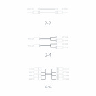Atlas Element BI-WIRE Achromatic Z, zakończony kabel głośnikowy para stereo 2x2 metry