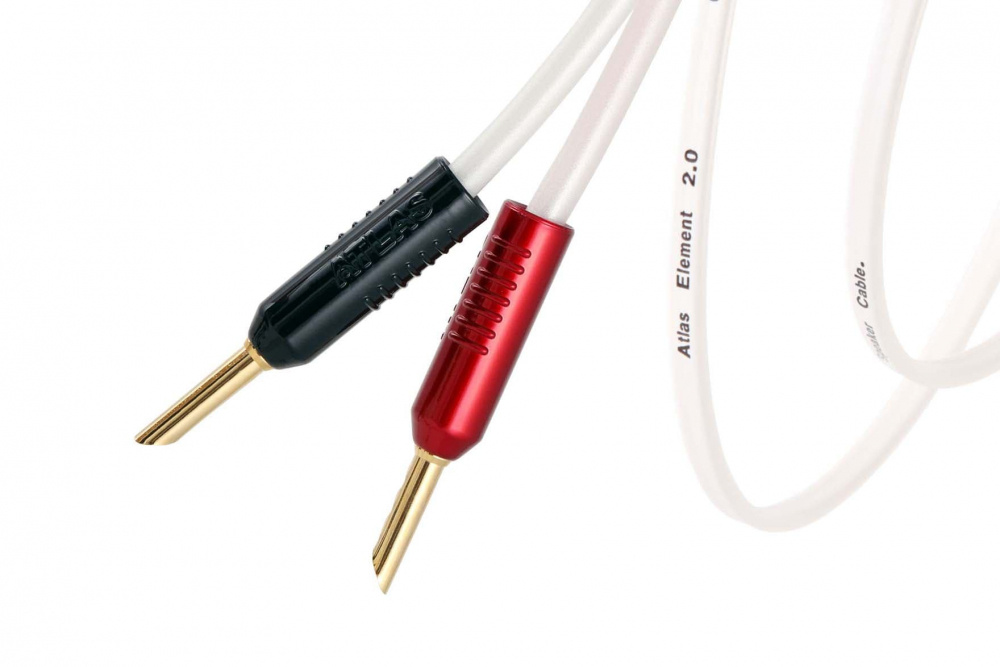 Atlas Element Achromatic Z 2.0 biały kabel głośnikowy do kanału centralnego, 1 metr