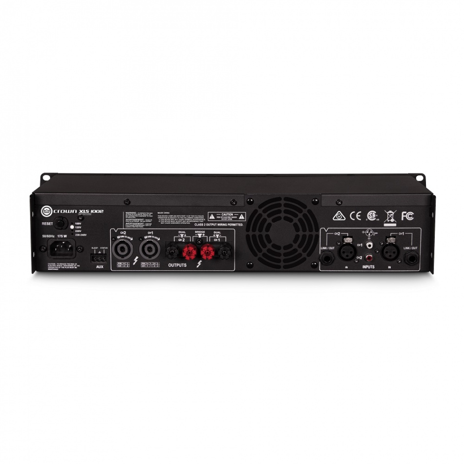 Crown XLS-1002, stereofoniczna końcówka mocy z DSP
