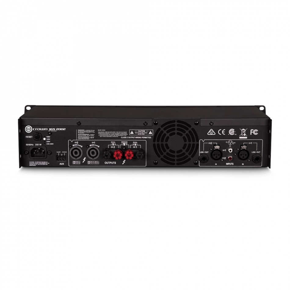 Crown XLS-2002, stereofoniczna końcówka mocy z DSP