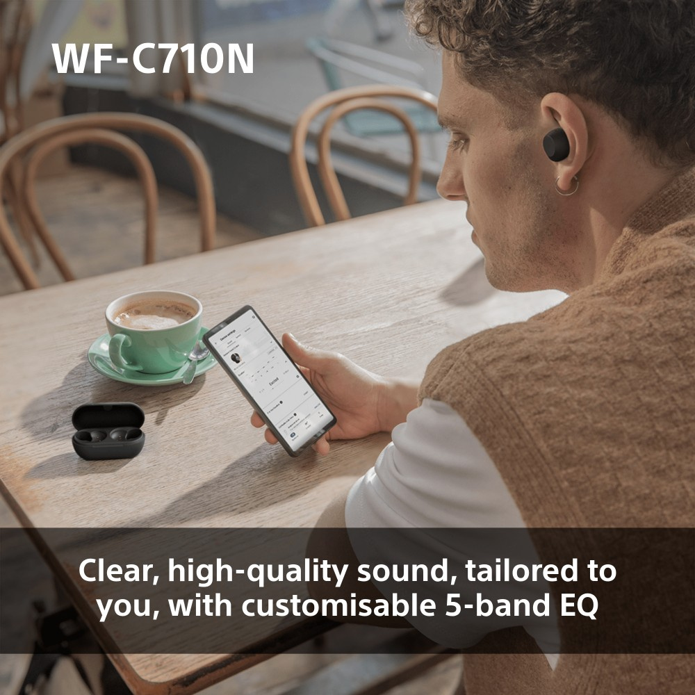 SONY WF-C710N słuchawki true wireless, Glass Blue