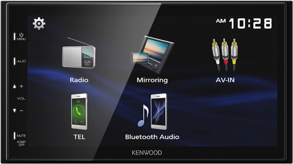 Kenwood DMX129BT, radio samochodowe z wyświetlaczem 6.8