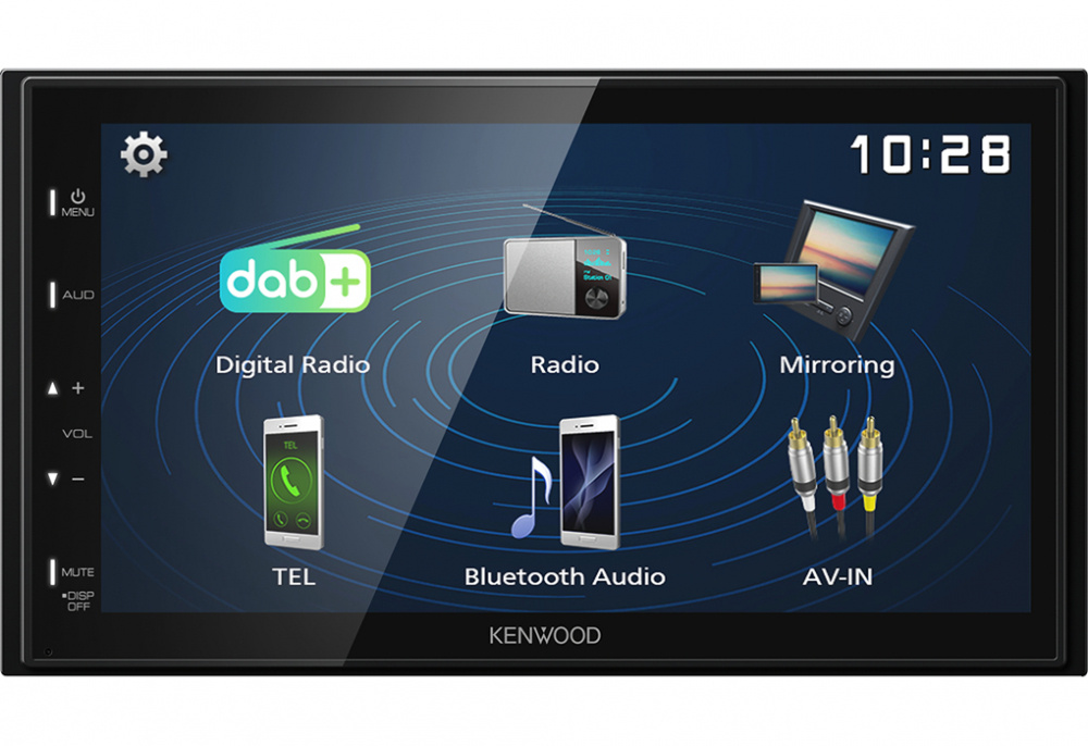 Kenwood DMX129DAB, radio samochodowe z wyświetlaczem 6.8