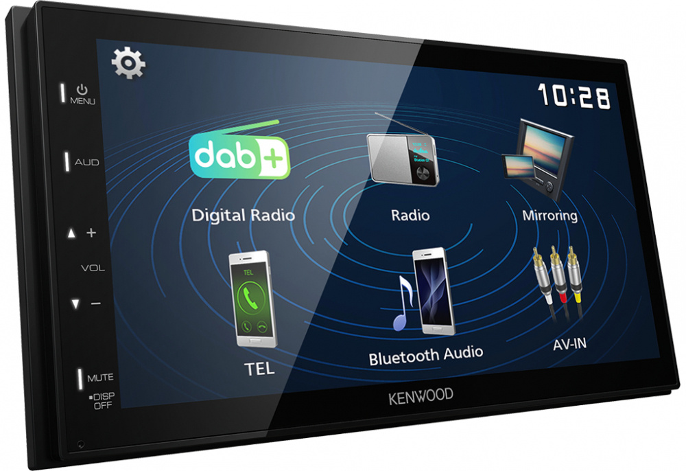 Kenwood DMX129DAB, radio samochodowe z wyświetlaczem 6.8