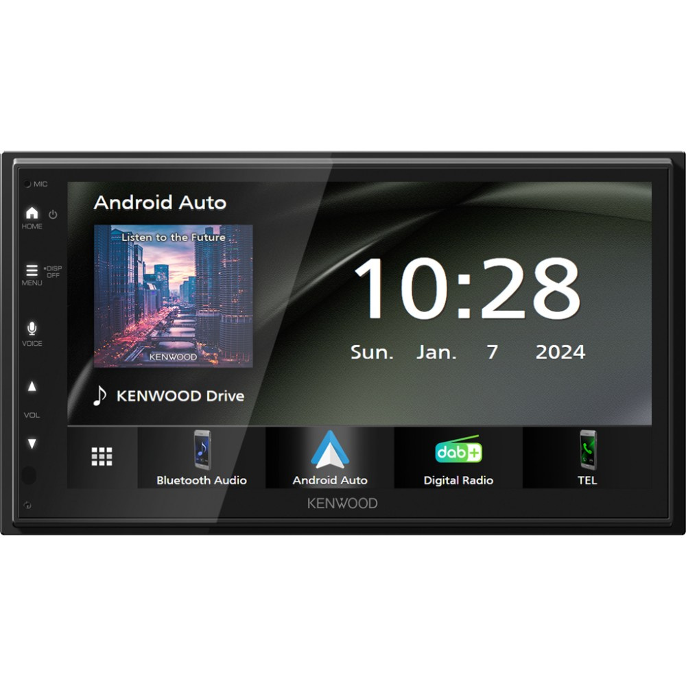 Kenwood DMX5023DABS, radio samochodowe z DAB, CarPlay i Android Auto