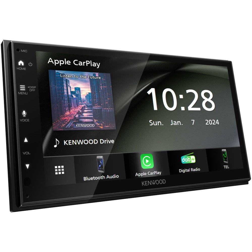 Kenwood DMX5023DABS, radio samochodowe z DAB, CarPlay i Android Auto