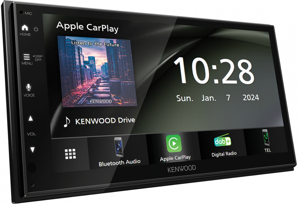 Kenwood DMX6523DABS, radio samochodowe z bezprzewodowym CarPlay i Android Auto, DAB+ i więcej