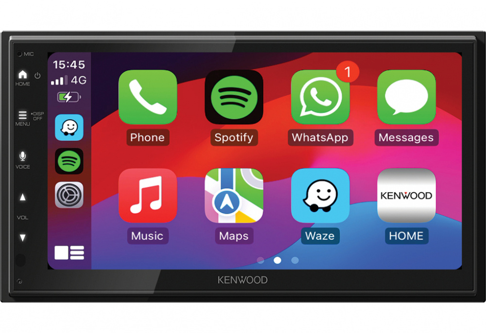 Kenwood DMX6523DABS, radio samochodowe z bezprzewodowym CarPlay i Android Auto, DAB+ i więcej