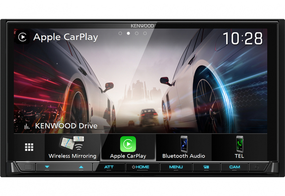 Kenwood DMX8021DABS, radio samochodowe z DAB+, bezprzewodowym CarPlay i Android Auto