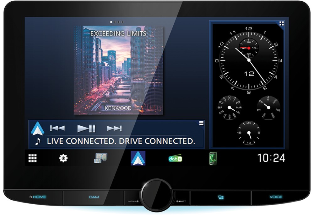 Kenwood DMX9724XDS, ekran 10.1
