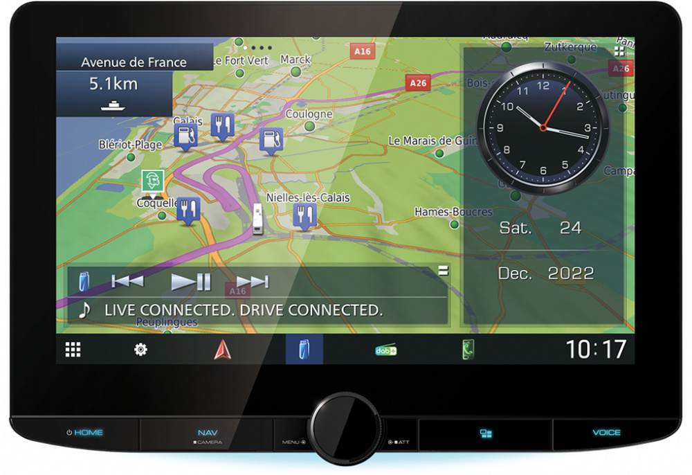 Kenwood DNR-992RVS, radio samochodowe z nawigacją, DAB+, Apple CarPlay i więcej!