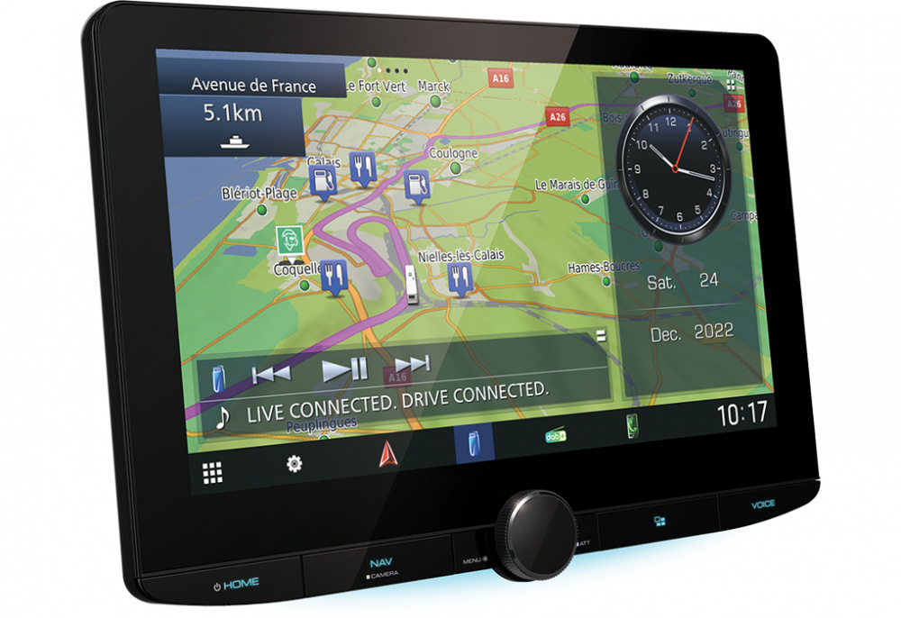 Kenwood DNR-992RVS, radio samochodowe z nawigacją, DAB+, Apple CarPlay i więcej!