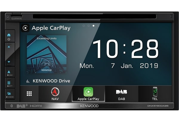 Kenwood DNX5190DABS, inteligentne radio samochodowe z nawigacją, DAB+ i odtwarzaczem CD