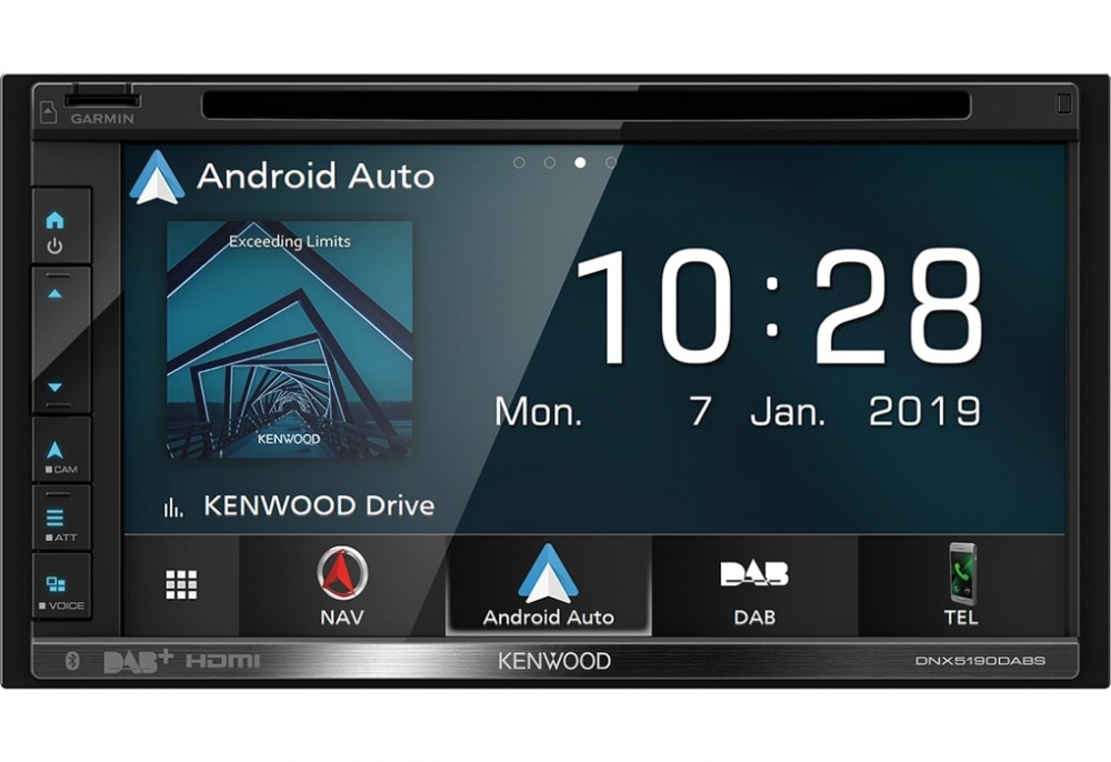 Kenwood DNX5190DABS, inteligentne radio samochodowe z nawigacją, DAB+ i odtwarzaczem CD