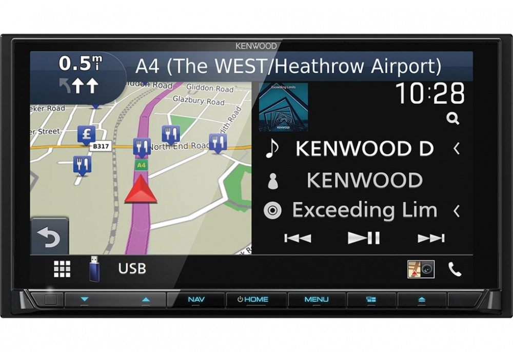 Kenwood DNX-9190DABS, radio samochodowe z bezprzewodowym Android Auto, Apple CarPlay i DAB+