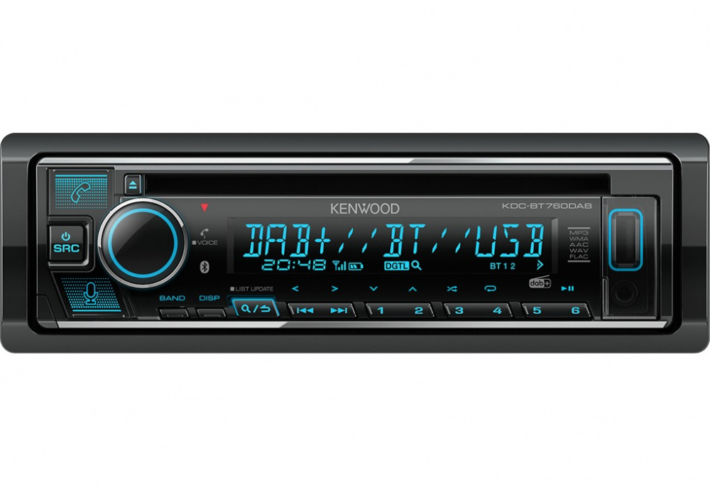 Kenwood KDC-BT760DAB, radio samochodowe z Bluetooth i DAB+