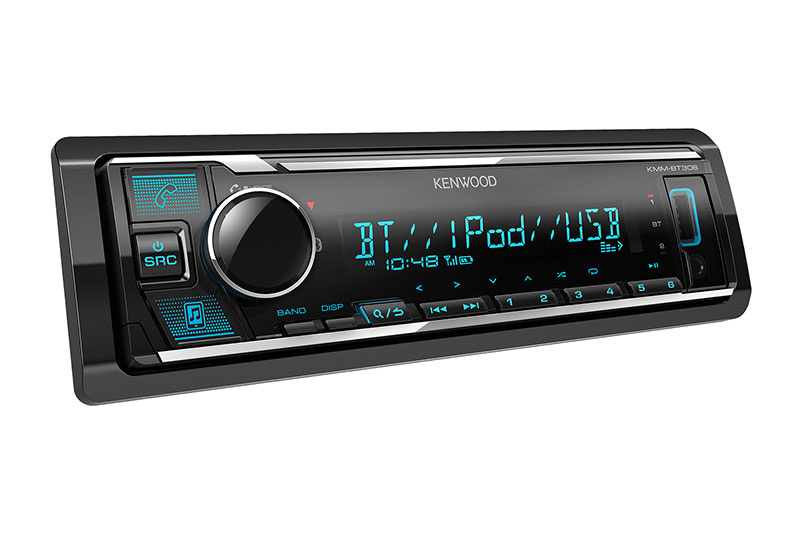 Kenwood KMM-BT309, radio samochodowe z bluetooth i krótkim chassis