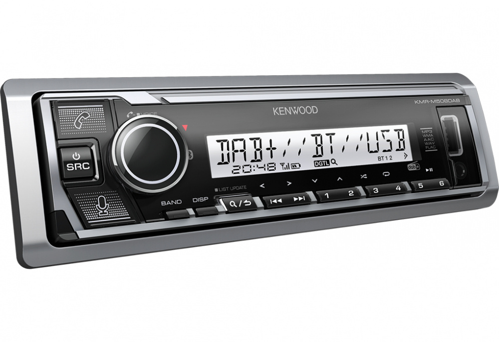 Kenwood KMR-M508DAB, radio morskie z Bluetooth i DAB+