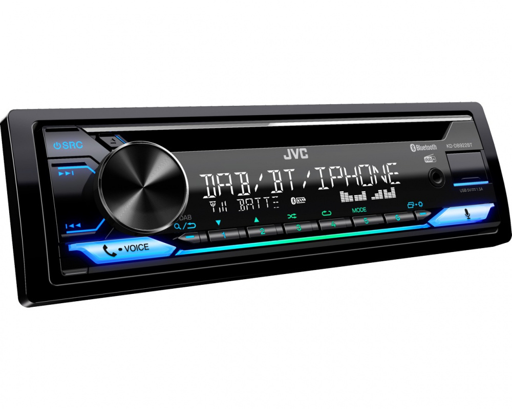 JVC KD-DB922BT, radio samochodowe z Bluetooth i DAB+