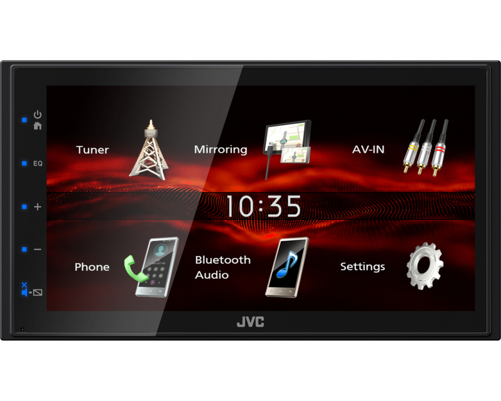 JVC KW-M180BT, radio samochodowe z Bluetooth, ekranem 6.8