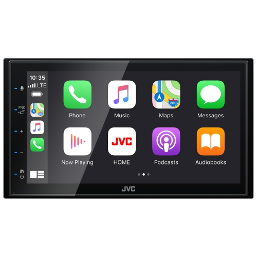 JVC KW-M560BT, radio samochodowe z CarPlay, Bluetooth i 3 parami wyjść niskopoziomowych