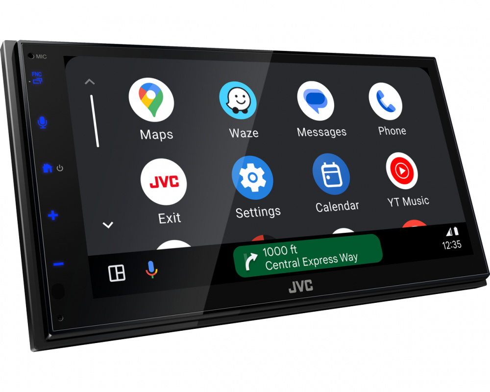 JVC KW-M593BT, radio samochodowe z CarPlay, Android Auto i 2+1 parami wyjść niskopoziomowych