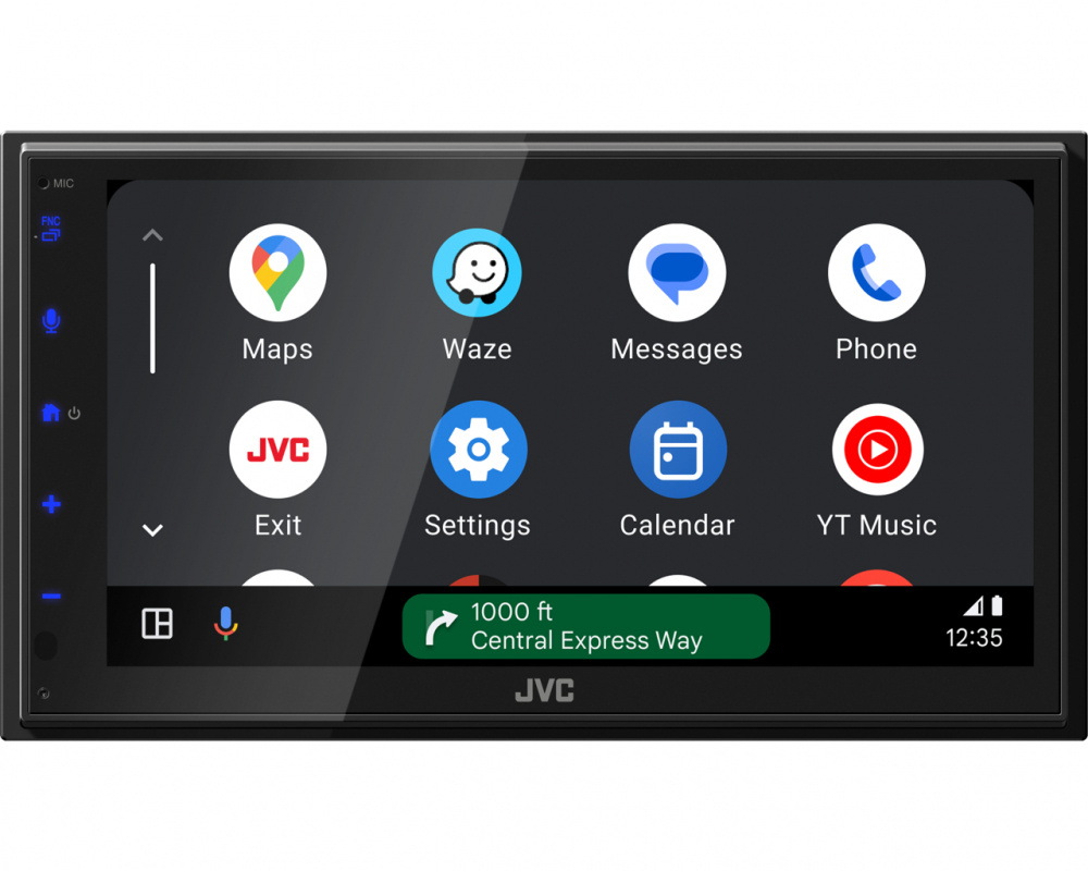 JVC KW-M595DBT, radio samochodowe z DAB, CarPlay, Android Auto i 2+1 parami wyjść niskopoziomowych