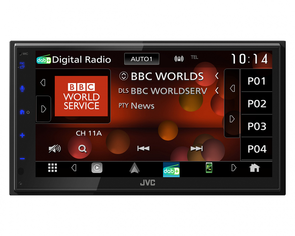 JVC KW-M695DBW, radio samochodowe z DAB, bezprzewodowym CarPlay i Android Auto