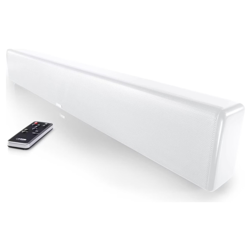 Canton DM 9, smukły soundbar z wirtualnym surround, biały