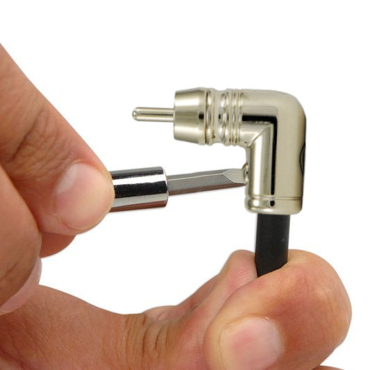 Planet Waves bezlutowe kątowe złącza RCA, sztuka