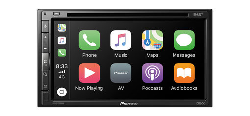 Pioneer AVH-Z5200DAB, radio samochodowe z Bluetooth, Apple CarPlay i Android Auto