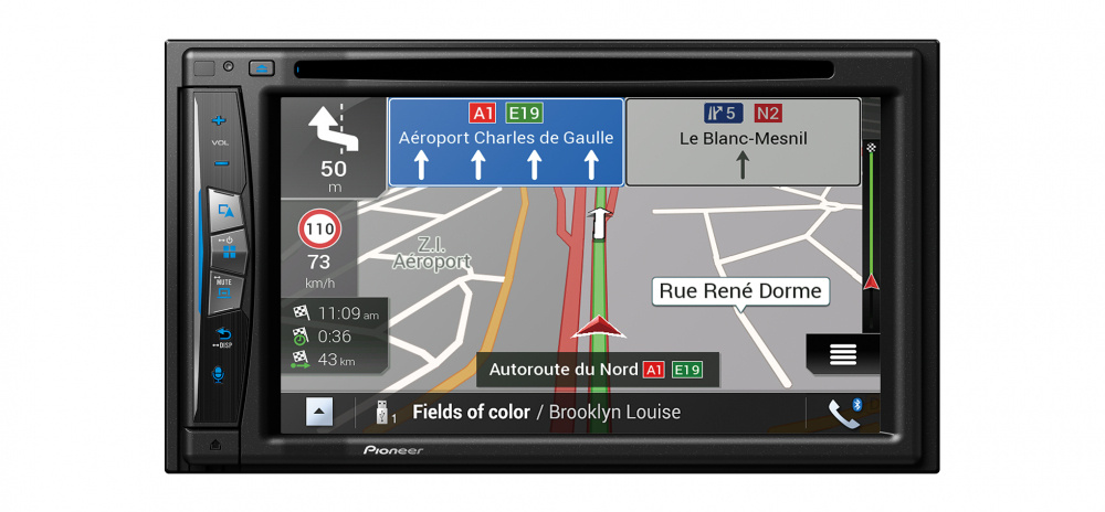 Pioneer AVIC-Z630BT, radio samochodowe z Bluetooth, nawigacją i bezprzewodowym Apple CarPlay