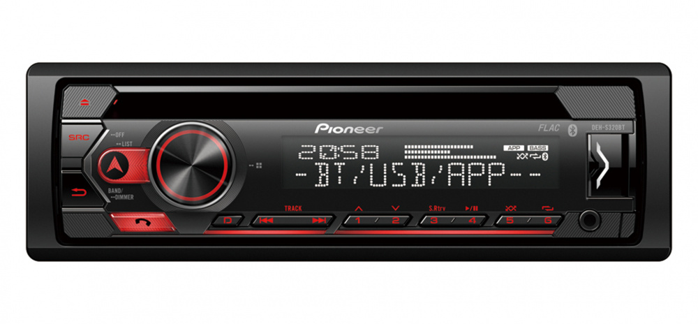 Pioneer DEH-S320BT, radio samochodowe z Bluetooth i odtwarzaczem CD