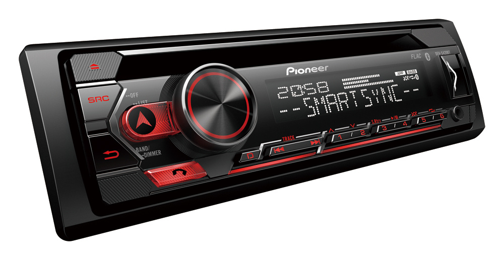 Pioneer DEH-S420BT, radio samochodowe z Bluetooth, AUX i USB